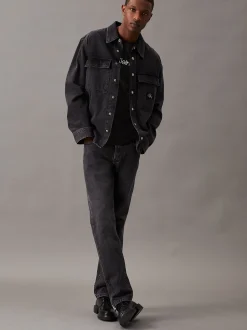 Calvin Klein Schmales Logo-T-Shirt aus Baumwolle^Herren T-shirts