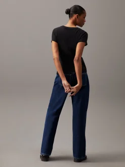 Calvin Klein Schmales Logo-T-Shirt aus Baumwolle^Damen T-shirts & Tops