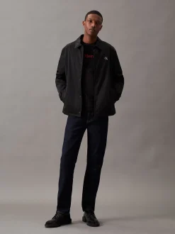 Calvin Klein Schmales Logo-T-Shirt aus Baumwolle^Herren T-shirts