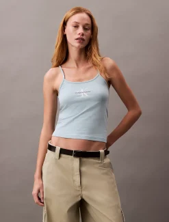 Calvin Klein Schmales Monogramm-Camisole^Damen T-shirts & Tops