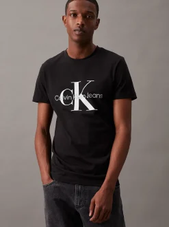 Calvin Klein Schmales Monogramm-T-Shirt^Herren T-shirts