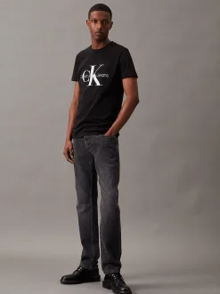 Calvin Klein Schmales Monogramm-T-Shirt^Herren T-shirts