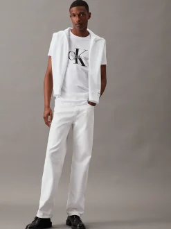 Calvin Klein Schmales Monogramm-T-Shirt^Herren T-shirts
