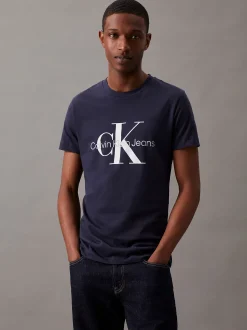 Calvin Klein Schmales Monogramm-T-Shirt^Herren T-shirts