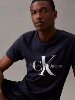 Calvin Klein Schmales Monogramm-T-Shirt^Herren T-shirts