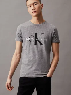 Calvin Klein Schmales Monogramm-T-Shirt^Herren T-shirts