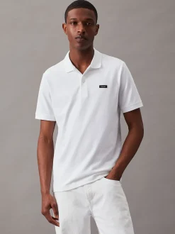 Calvin Klein Schmales Poloshirt aus Stretch-Piqué^Herren Hemden & Poloshirts