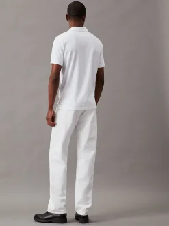 Calvin Klein Schmales Poloshirt aus Stretch-Piqué^Herren Hemden & Poloshirts