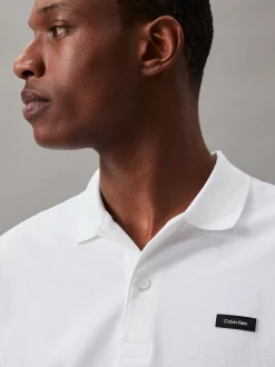 Calvin Klein Schmales Poloshirt aus Stretch-Piqué^Herren Hemden & Poloshirts