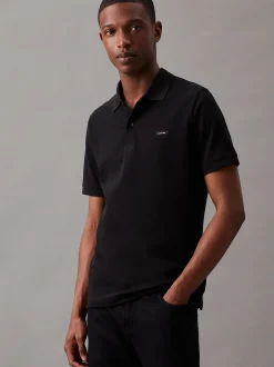 Calvin Klein Schmales Poloshirt aus Stretch-Piqué^Herren Hemden & Poloshirts