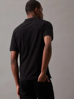 Calvin Klein Schmales Poloshirt aus Stretch-Piqué^Herren Hemden & Poloshirts