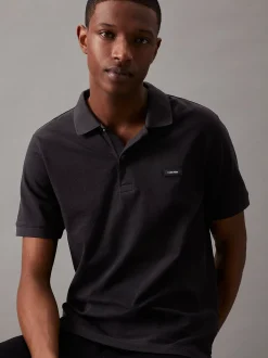 Calvin Klein Schmales Poloshirt aus Stretch-Piqué^Herren Hemden & Poloshirts