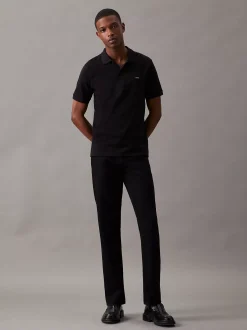 Calvin Klein Schmales Poloshirt aus Stretch-Piqué^Herren Hemden & Poloshirts