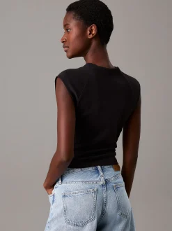 Calvin Klein Schmales, ärmelloses Top^Damen T-shirts & Tops