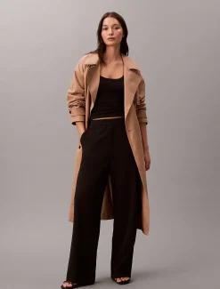 Calvin Klein Schmales Tanktop aus gerippter Baumwolle^Damen T-shirts & Tops