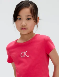 Calvin Klein Schmales T-Shirt^Kinder T-shirts & Tops|Kleidung
