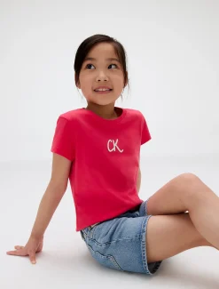 Calvin Klein Schmales T-Shirt^Kinder T-shirts & Tops|Kleidung
