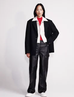 Calvin Klein Schmales T-Shirt mit Rundhalsausschnitt und Cutouts^Damen T-shirts & Tops