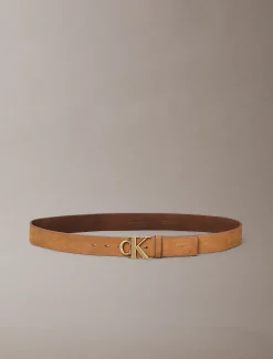 Calvin Klein Schnallengürtel aus Wildleder mit Logo^Herren Gürtel