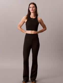 Calvin Klein Schnell trocknende, ausgestellte Gym-Leggings mit hohem Bund^Damen Sport Leggings|Hosen & Shorts