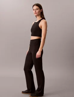 Calvin Klein Schnell trocknende, ausgestellte Gym-Leggings mit hohem Bund^Damen Sport Leggings|Hosen & Shorts