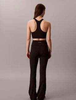 Calvin Klein Schnell trocknende, ausgestellte Gym-Leggings mit hohem Bund^Damen Sport Leggings|Hosen & Shorts