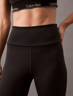 Calvin Klein Schnell trocknende, ausgestellte Gym-Leggings mit hohem Bund^Damen Sport Leggings|Hosen & Shorts