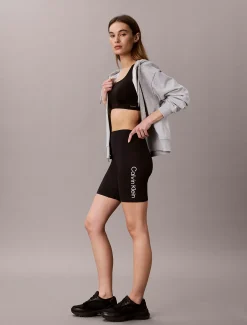Calvin Klein Schnell trocknende, enge kurze Sporthose mit hohem Bund^Damen Hosen & Shorts|Hosen & Shorts