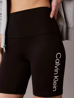 Calvin Klein Schnell trocknende, enge kurze Sporthose mit hohem Bund^Damen Hosen & Shorts|Hosen & Shorts