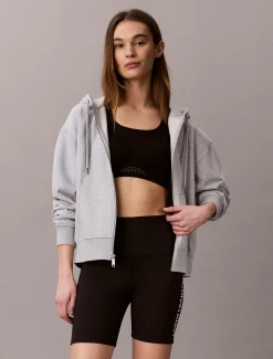 Calvin Klein Schnell trocknende, enge kurze Sporthose mit hohem Bund^Damen Hosen & Shorts|Hosen & Shorts