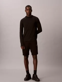 Calvin Klein Schnell trocknender Reise-T-Shirt-Hoodie mit Daumenlöchern^Herren Tops & T-shirts|T-shirts