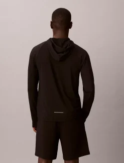 Calvin Klein Schnell trocknender Reise-T-Shirt-Hoodie mit Daumenlöchern^Herren Tops & T-shirts|T-shirts