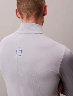 Calvin Klein Schnell trocknendes, langärmliges Funktionstop mit Viertelreißverschluss^Herren Jacken & Pullovers|Tops & T-shirts