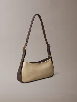 Calvin Klein Schultertasche aus Baumwoll-Canvas^Damen SchultertaschenFrisch Eingetroffen|Taschen