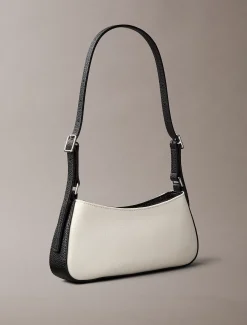 Calvin Klein Schultertasche aus Baumwoll-Canvas^Damen SchultertaschenFrisch Eingetroffen|Taschen