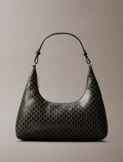 Calvin Klein Schultertasche mit durchgehendem Monogramm-Logo^Damen Umhängetaschen|SchultertaschenFrisch Eingetroffen