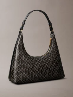 Calvin Klein Schultertasche mit durchgehendem Monogramm-Logo^Damen Umhängetaschen|SchultertaschenFrisch Eingetroffen