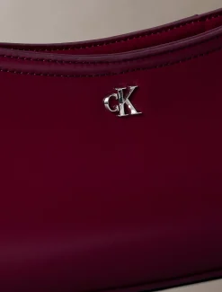 Calvin Klein Schultertasche mit kleinem Monogramm-Logo^Damen SchultertaschenFrisch Eingetroffen|Taschen
