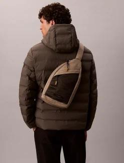 Calvin Klein Schultertasche mit Mesh-Vorderseite^Herren Umhängetaschen & Schultertaschen|Taschen