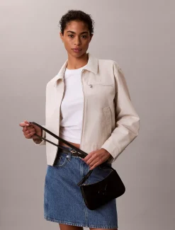 Calvin Klein Schultertasche mit Mini-Monogramm-Logoprägung^Damen Umhängetaschen|Taschen