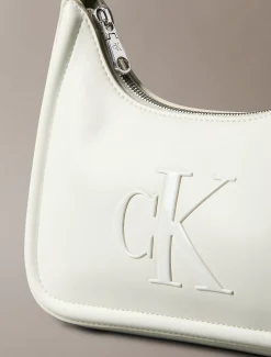 Calvin Klein Schultertasche mit Monogramm-Logoprägung^Damen Umhängetaschen|SchultertaschenFrisch Eingetroffen