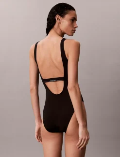 Calvin Klein Scoop Back Badeanzug – CK Icon^Damen BademodeFrisch Eingetroffen