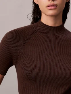 Calvin Klein Sculpted Minikleid aus Strick^Damen Kleider & Röcke