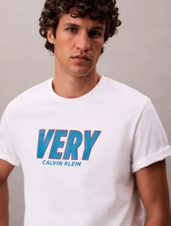 Calvin Klein Sehr lässiges T-Shirt mit Grafik^Herren T-shirts