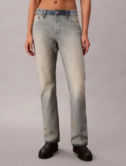 Calvin Klein Selvedge Relaxed Bootcut Jeans^Damen High Rise Skinny|Relaxed Boot