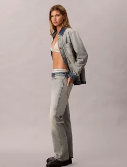 Calvin Klein Selvedge Relaxed Bootcut Jeans^Damen High Rise Skinny|Relaxed Boot