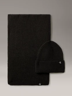 Calvin Klein Set aus Schal und Mütze für Kinder^Kinder Taschen & Accessoires|Taschen & Accessoires