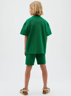 Calvin Klein Set aus T-Shirt und Shorts mit osmanischer Struktur^Kinder T-shirts|Kleidung