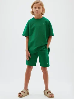 Calvin Klein Set aus T-Shirt und Shorts mit osmanischer Struktur^Kinder T-shirts|Kleidung