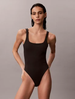 Calvin Klein Shapewear Badeanzug - CK Icon^Damen BademodeFrisch Eingetroffen